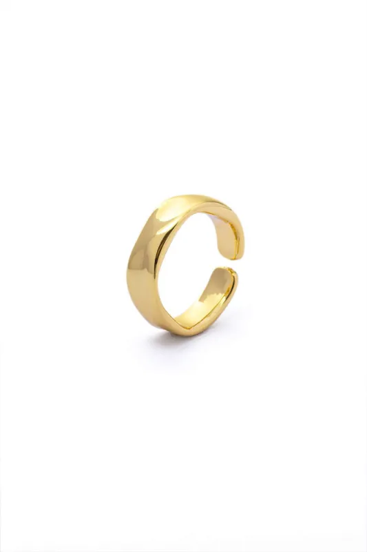 Gold Statement Cuff Earrings sold by Micas