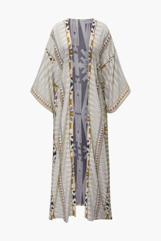 Printed Tie Waist Cover Up sold by Micas