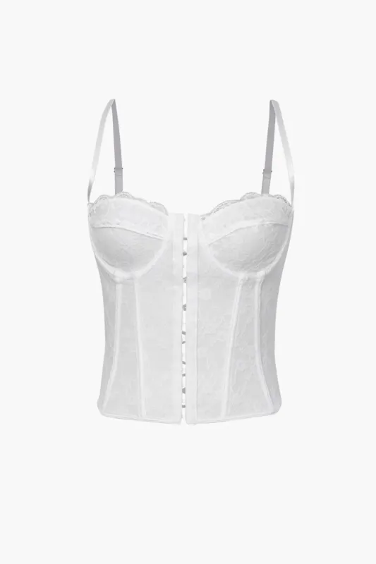 Lace Fishbone Cami Top sold by Micas