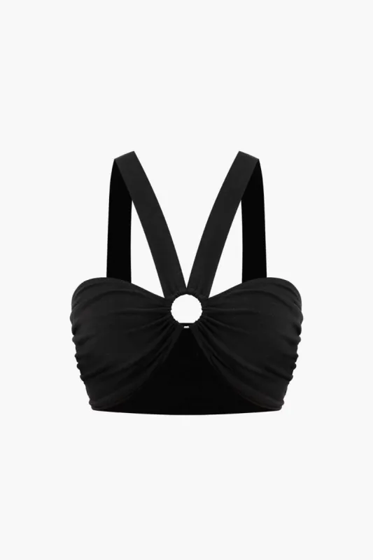 Ring Detail Crop Cami Top sold by Micas