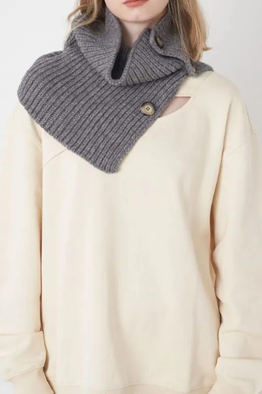 Button Up Knit Scarf sold by Micas