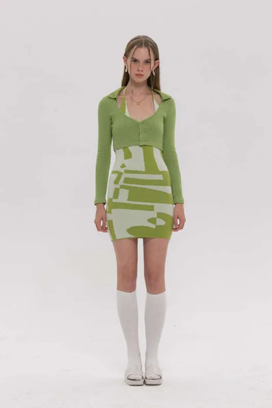 Lime Long Sleeve Jersey Top sold by Micas