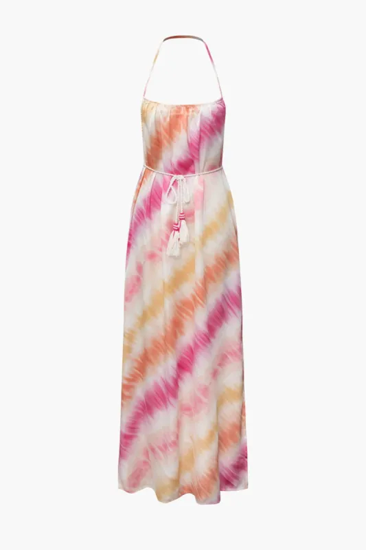 Ombre Rope Detail Halter Maxi Dress sold by Micas