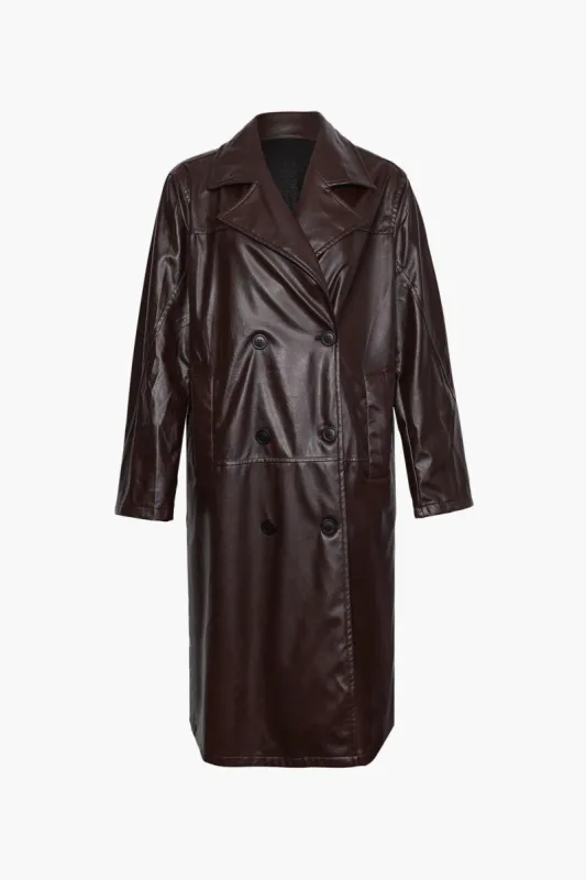 Pu Leather Coat sold by Micas