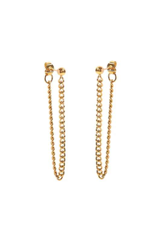 Chain Drop Earrings sold by Micas