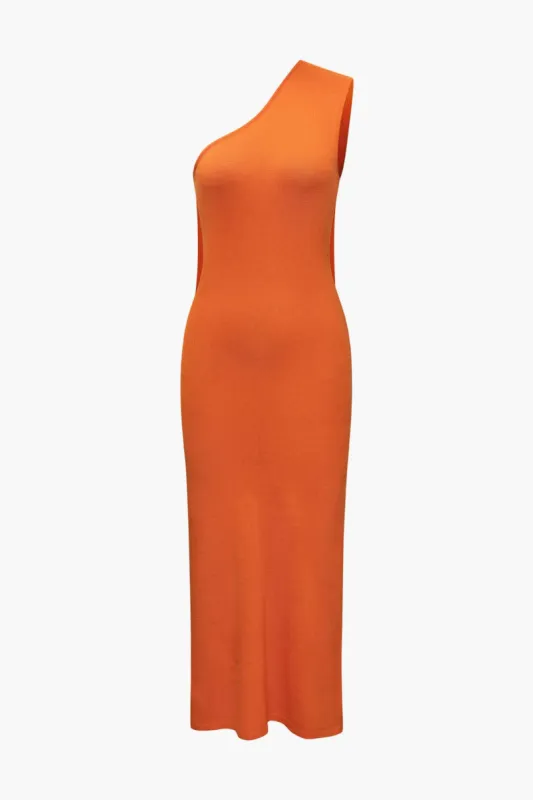 One Shoulder Knit Cape Dress sold by Micas