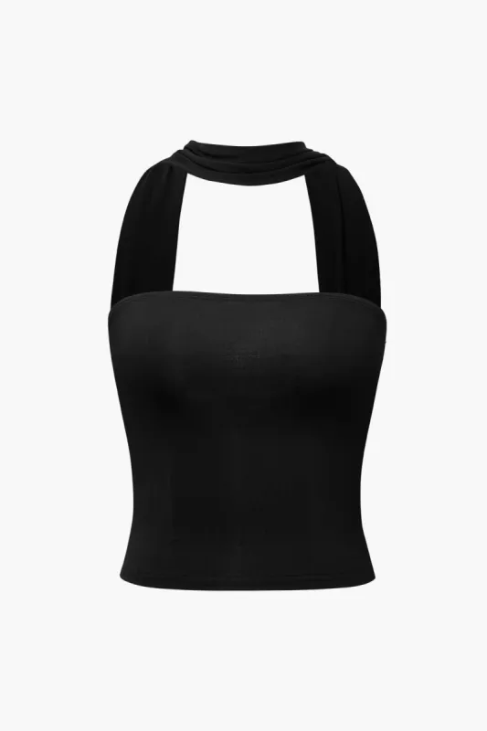 Solid Halter Top sold by Micas