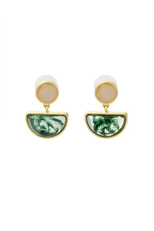 Smudged Geometric Earrings sold by Micas