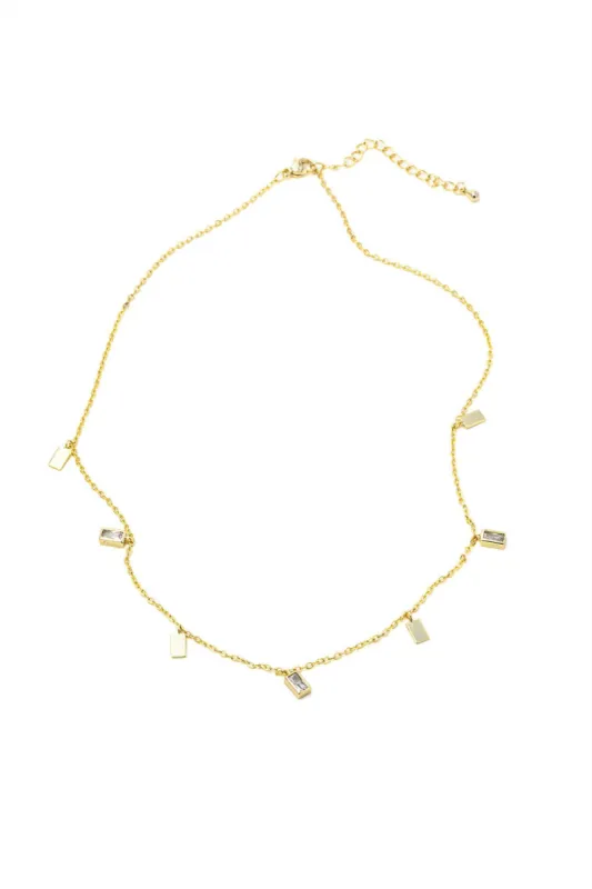 Multi-Charm Chain Necklace sold by Micas