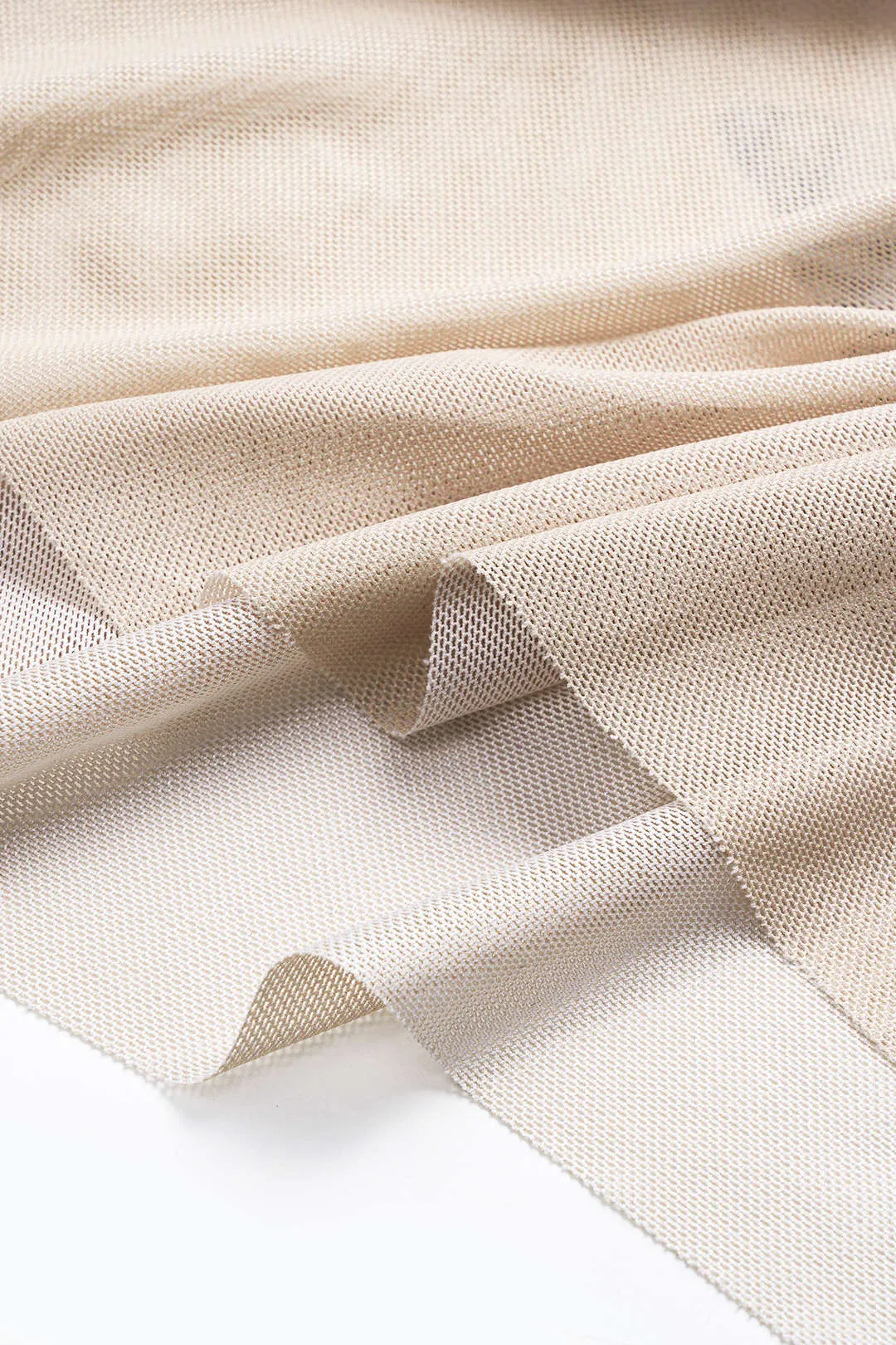 Tropical Shell Print Mesh Backless Tie Up Sleeveless Maxi Dress sold by Micas product image thumbnail 4