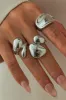 Metal Irregular Rings sold by Micas