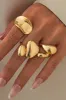 Metal Irregular Rings sold by Micas