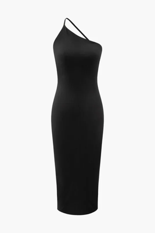 One Shoulder Backless Midi Dress sold by Micas