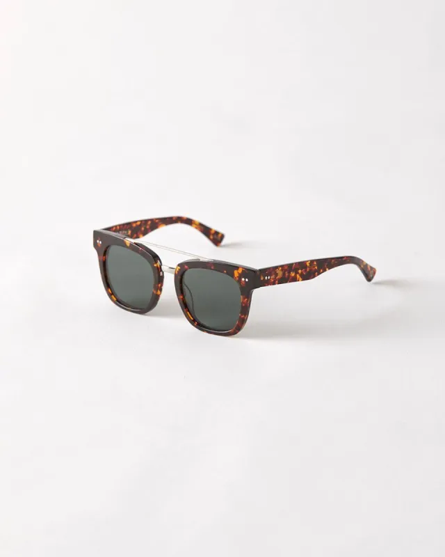 Isay - Tortoise Polished / Gold / Green sold by Epokhe