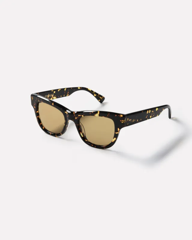 Brut - Crystal Dark Tortoise Polished / Amber made by Epokhe