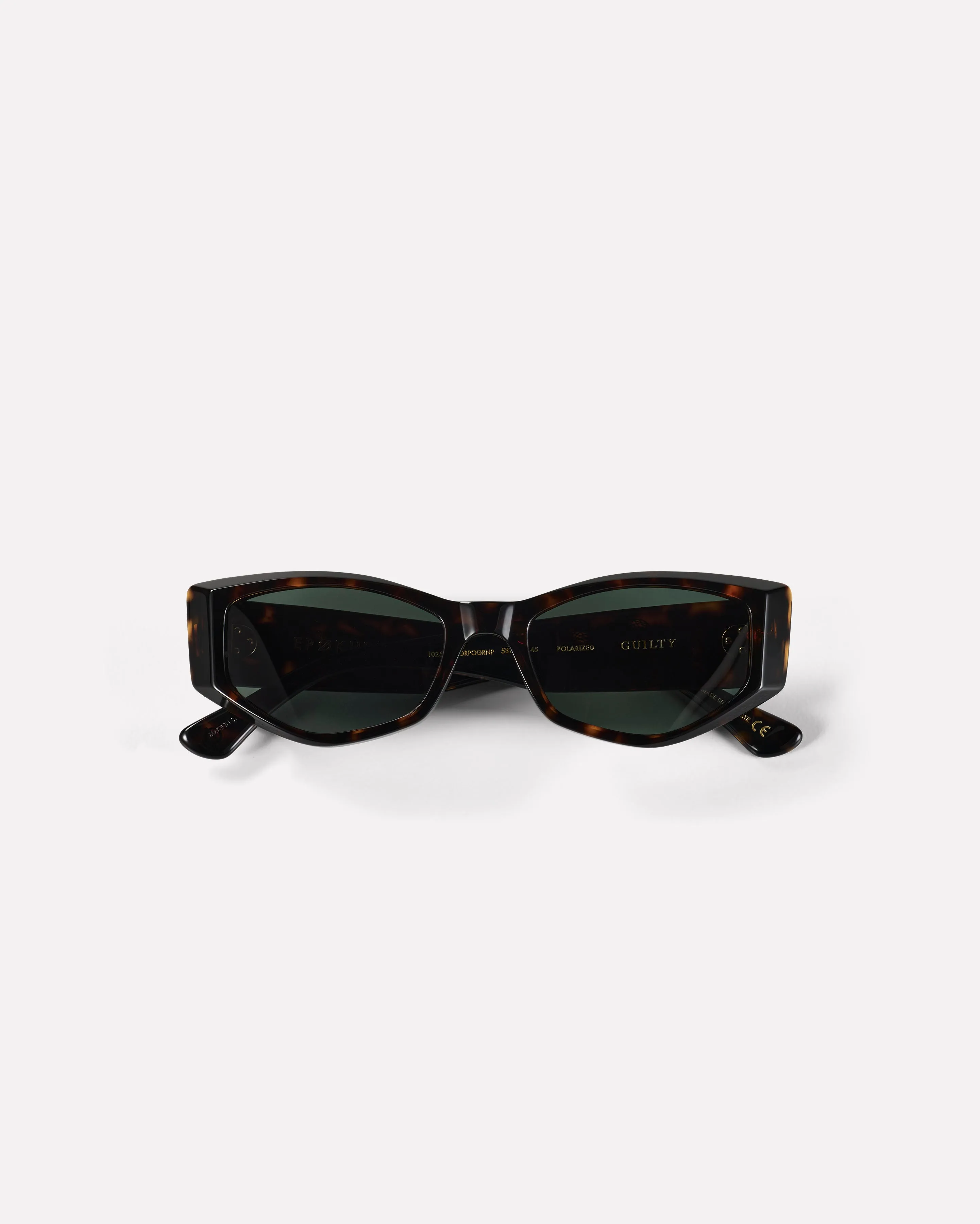 Guilty - Dark Tortoise Polished / Green Polarized sold by Epokhe product image thumbnail 2