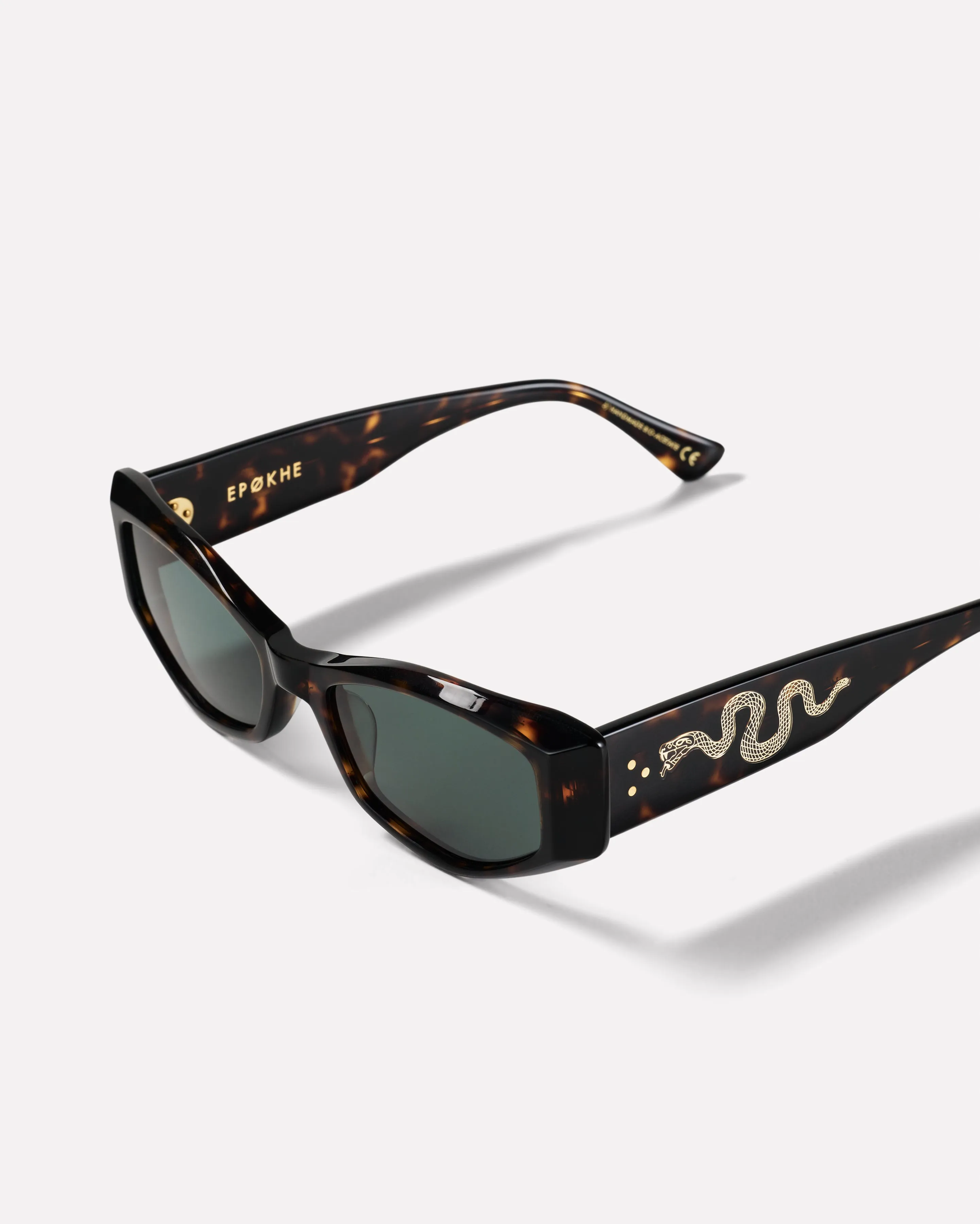 Guilty - Dark Tortoise Polished / Green Polarized sold by Epokhe product image thumbnail 3