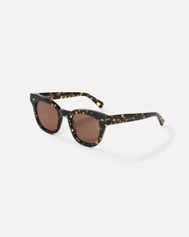 Dylan - Crystal Dark Tortoise Polished / Bronze sold by Epokhe