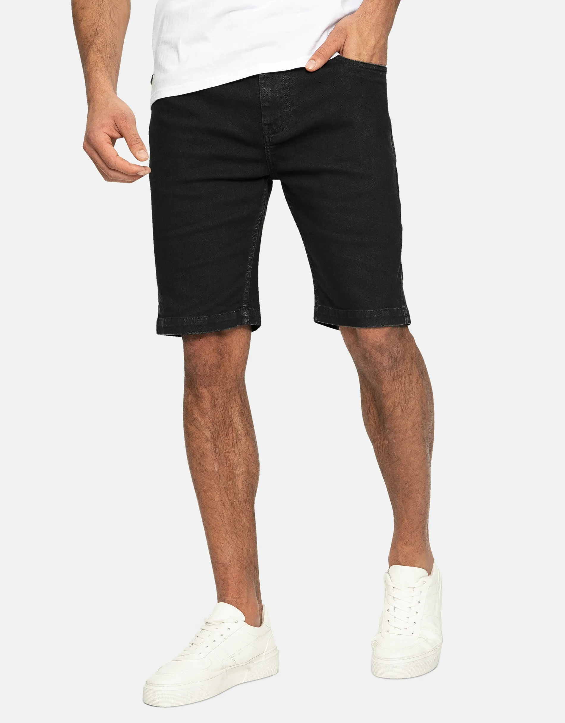 Men's Black Chino Shorts sold by Threadbare