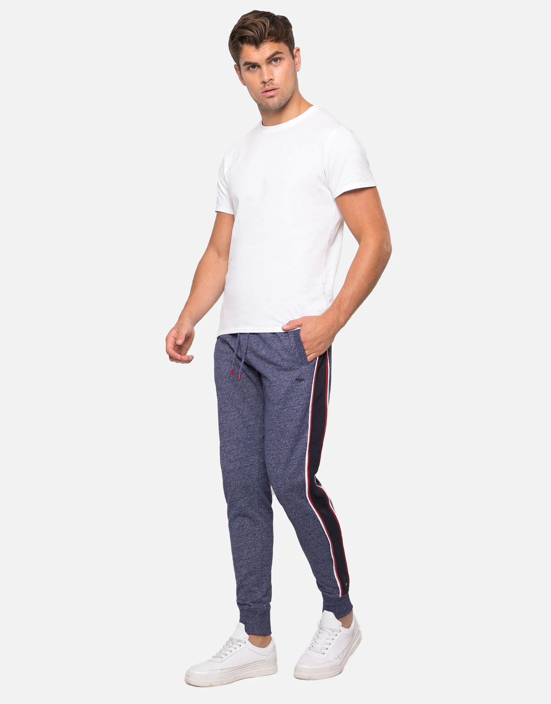 Men's Navy Regular Fit Joggers sold by Threadbare product image thumbnail 3