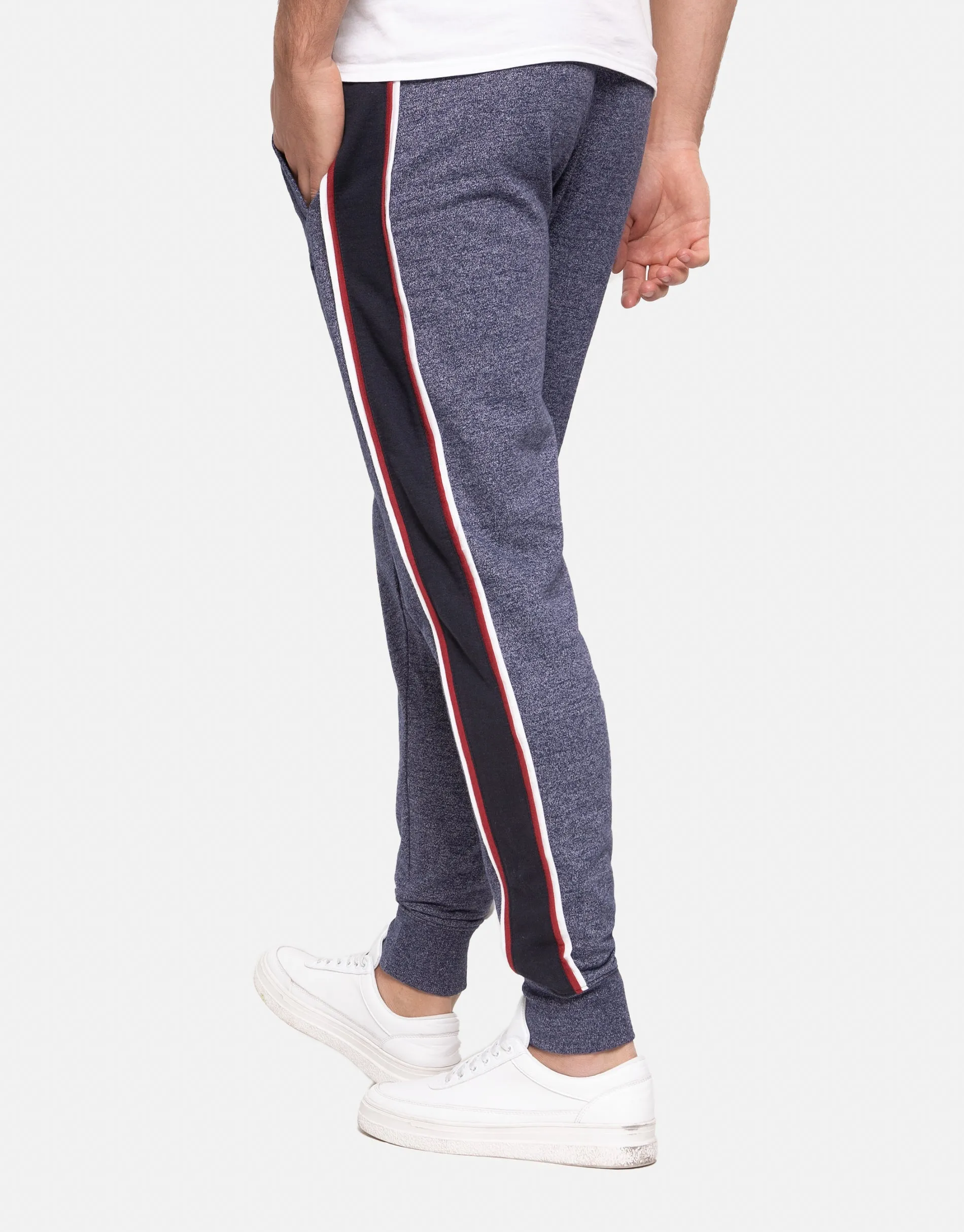 Men's Navy Regular Fit Joggers sold by Threadbare product image thumbnail 2