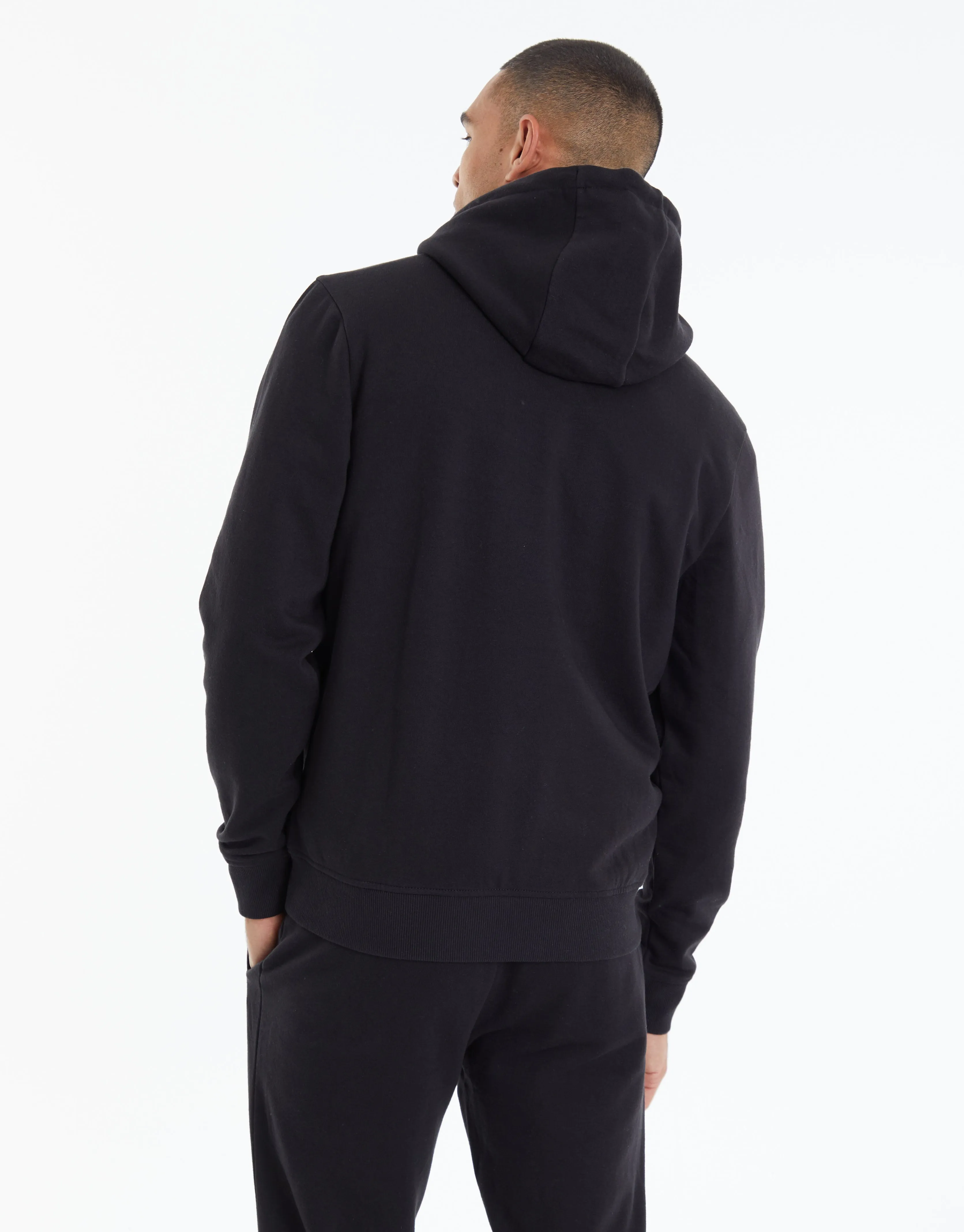 Overhead Hoodie in Black sold by Threadbare product image thumbnail 2