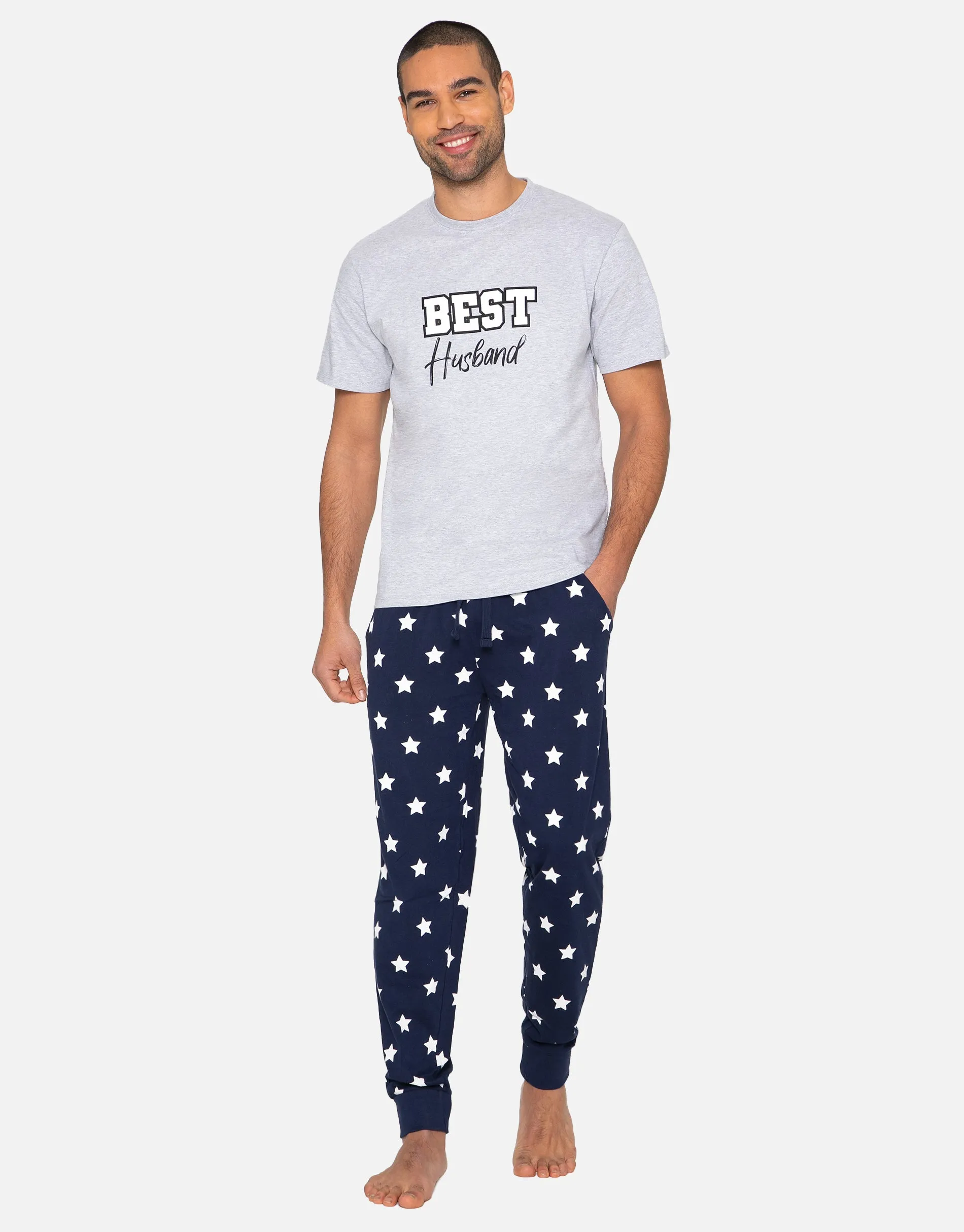 Men's Grey Cotton Pyjama (2-Piece Set) sold by Threadbare product image thumbnail 2