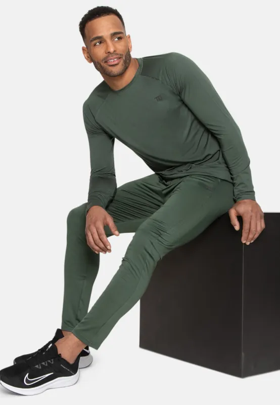 Men's Khaki Slim Fit Gym T-Shirt sold by Threadbare