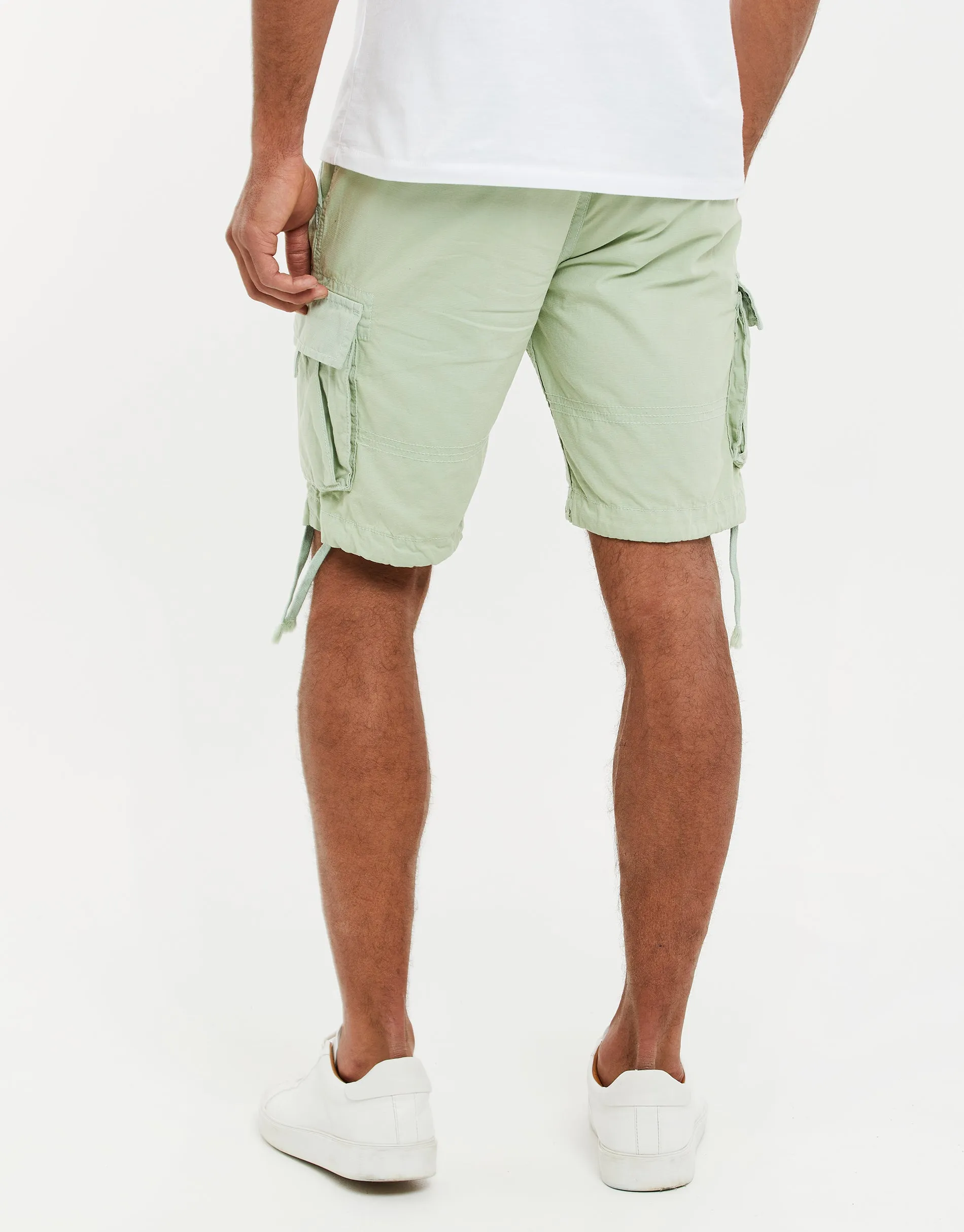 Men's Sage Cargo Shorts sold by Threadbare product image thumbnail 2