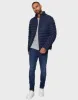 Men's Navy Lightweight Puffer Jacket sold by Threadbare