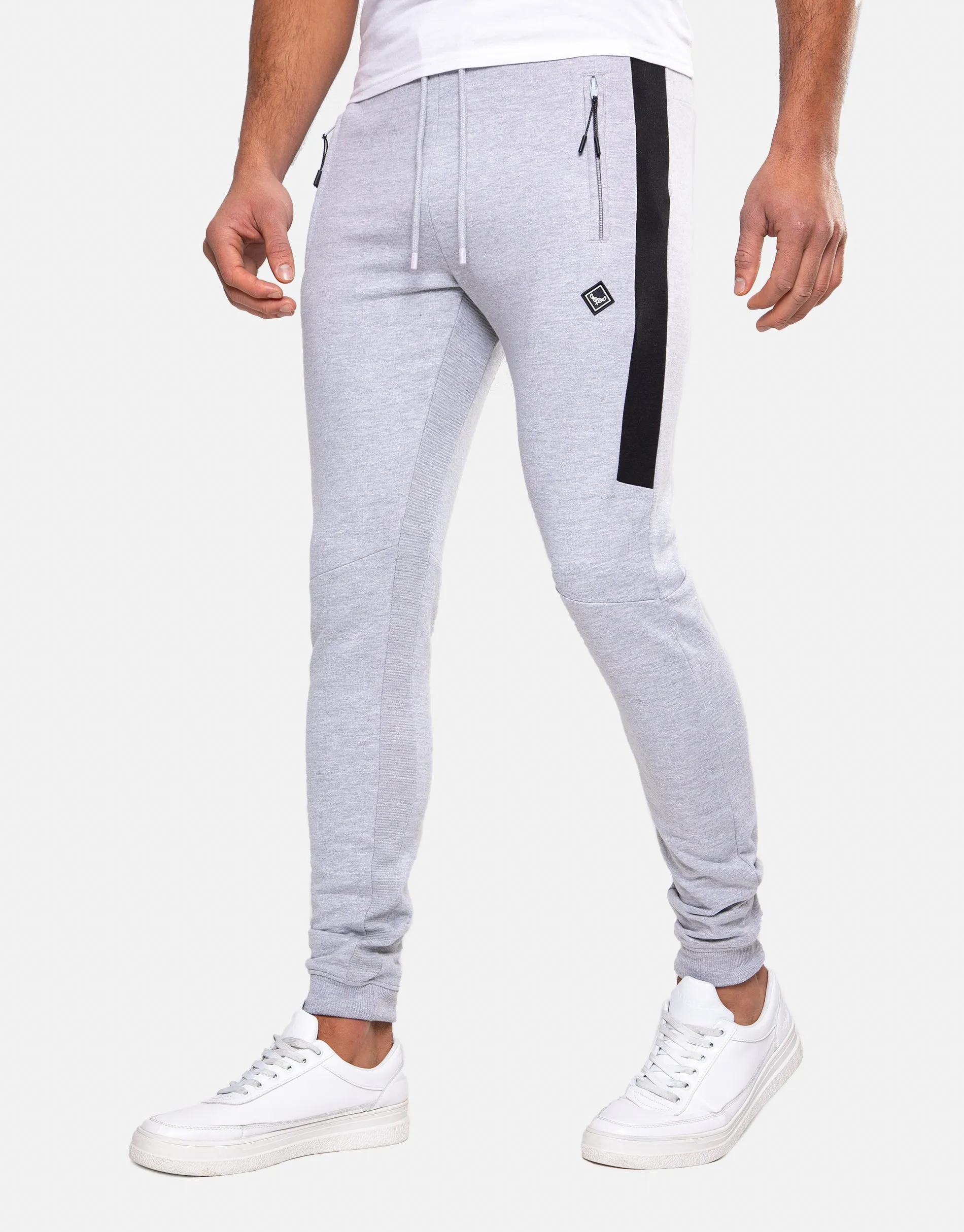 Men's Light Grey Slim Fit Joggers sold by Threadbare