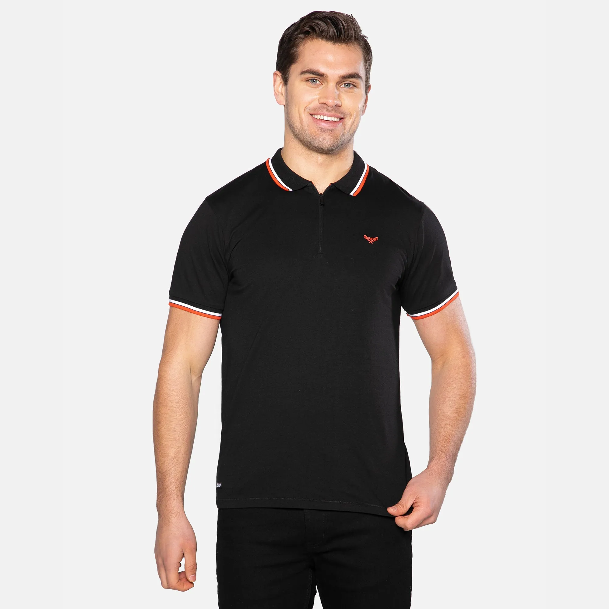 Men's Multi Zip Collar Polo Shirts (3 Pack) sold by Threadbare product image thumbnail 2