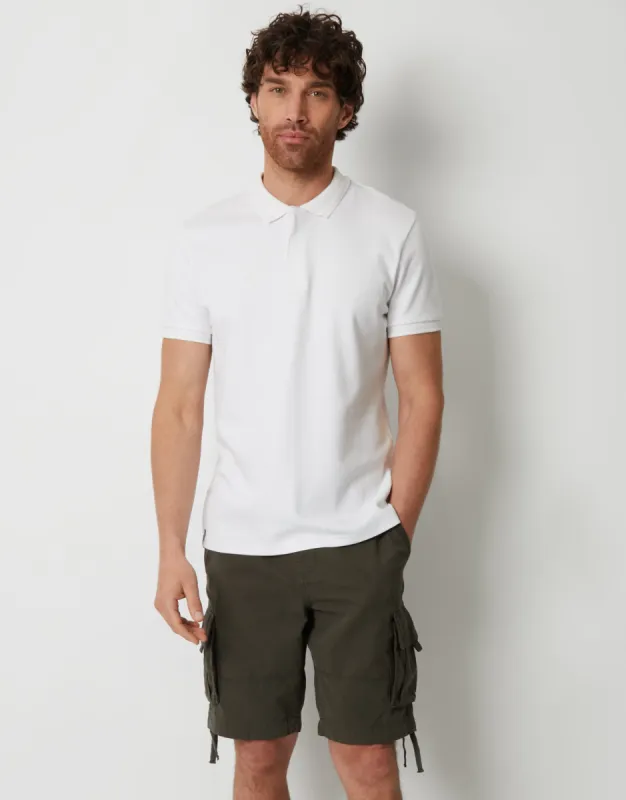 Forest Green Cargo Shorts sold by Threadbare