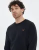 Threadbare Men's Black Crew Neck Sweatshirt sold by Threadbare