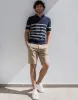 Stone Belted Chino Shorts sold by Threadbare