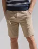 Stone Belted Chino Shorts sold by Threadbare