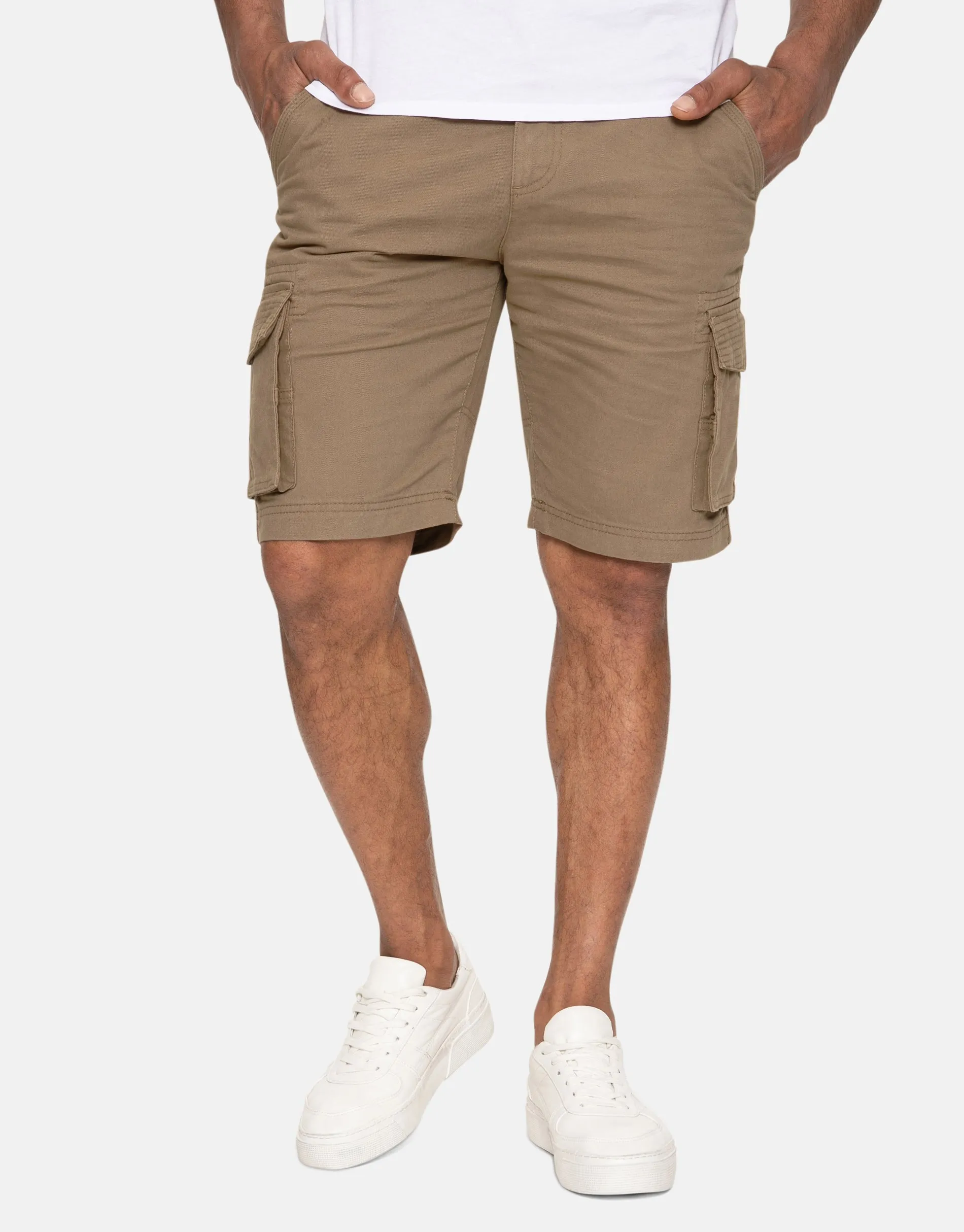 Men's Camel Cargo Shorts sold by Threadbare