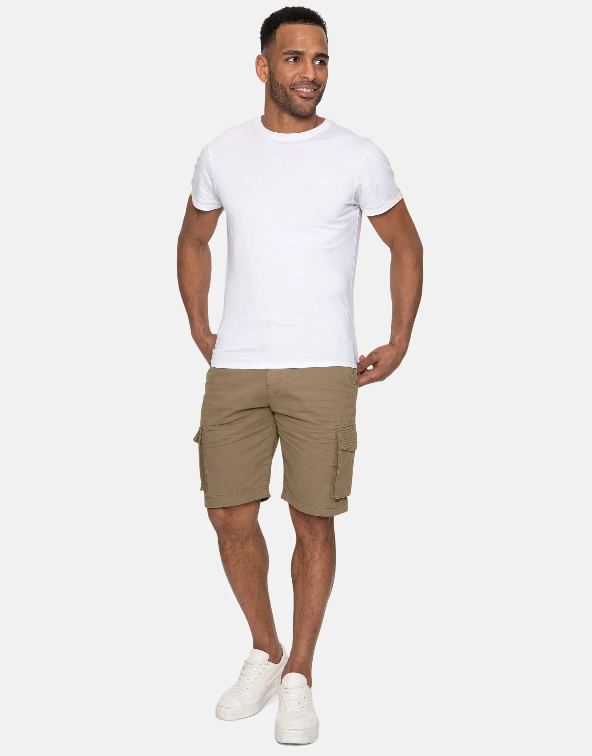 Men's Camel Cargo Shorts sold by Threadbare product image thumbnail 3