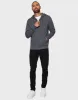 Men's Black Grindle Zip-Through Hoodie sold by Threadbare