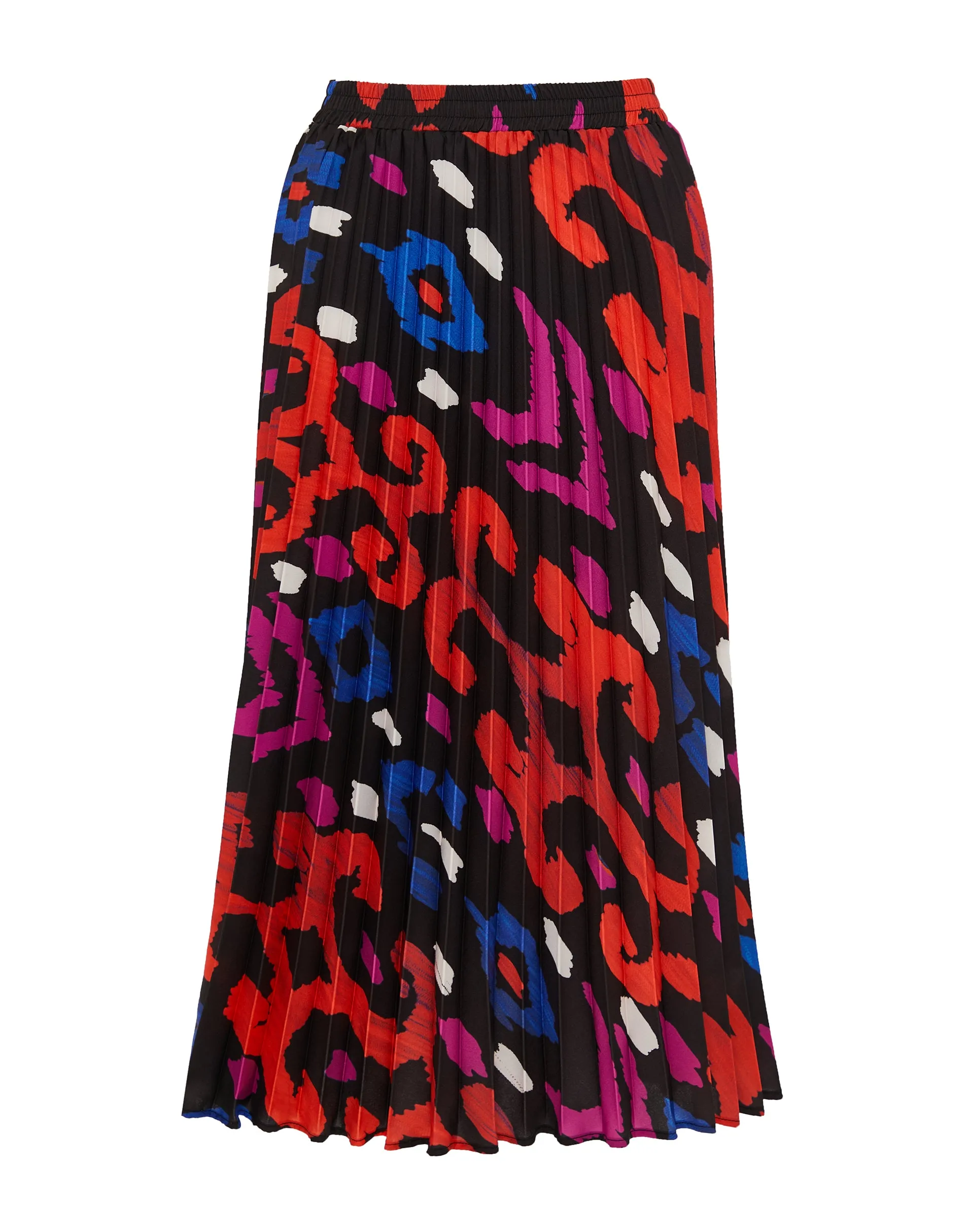 Women's Multi Animal Print Pleated Skirt sold by Threadbare product image thumbnail 5