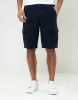 Navy Cargo Shorts sold by Threadbare