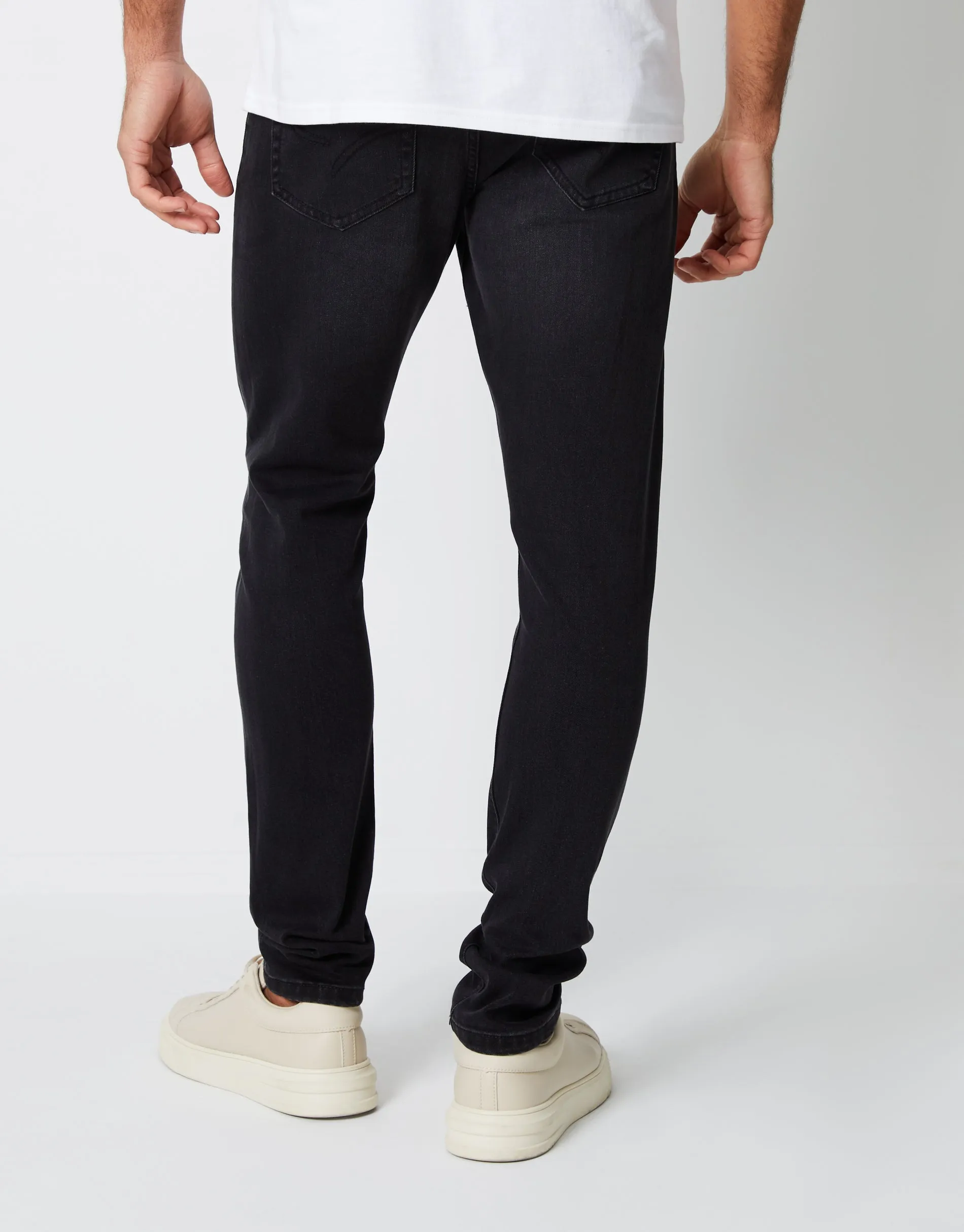 Skinny Fit Jeans in Grey sold by Threadbare product image thumbnail 2