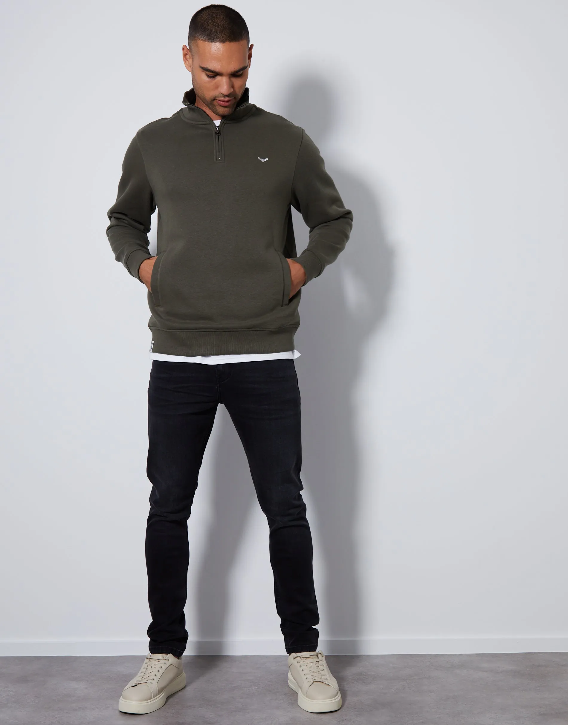 Skinny Fit Jeans in Grey sold by Threadbare product image thumbnail 3