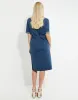 Women's Mid Blue Wash Midi Denim Shirt Dress sold by Threadbare