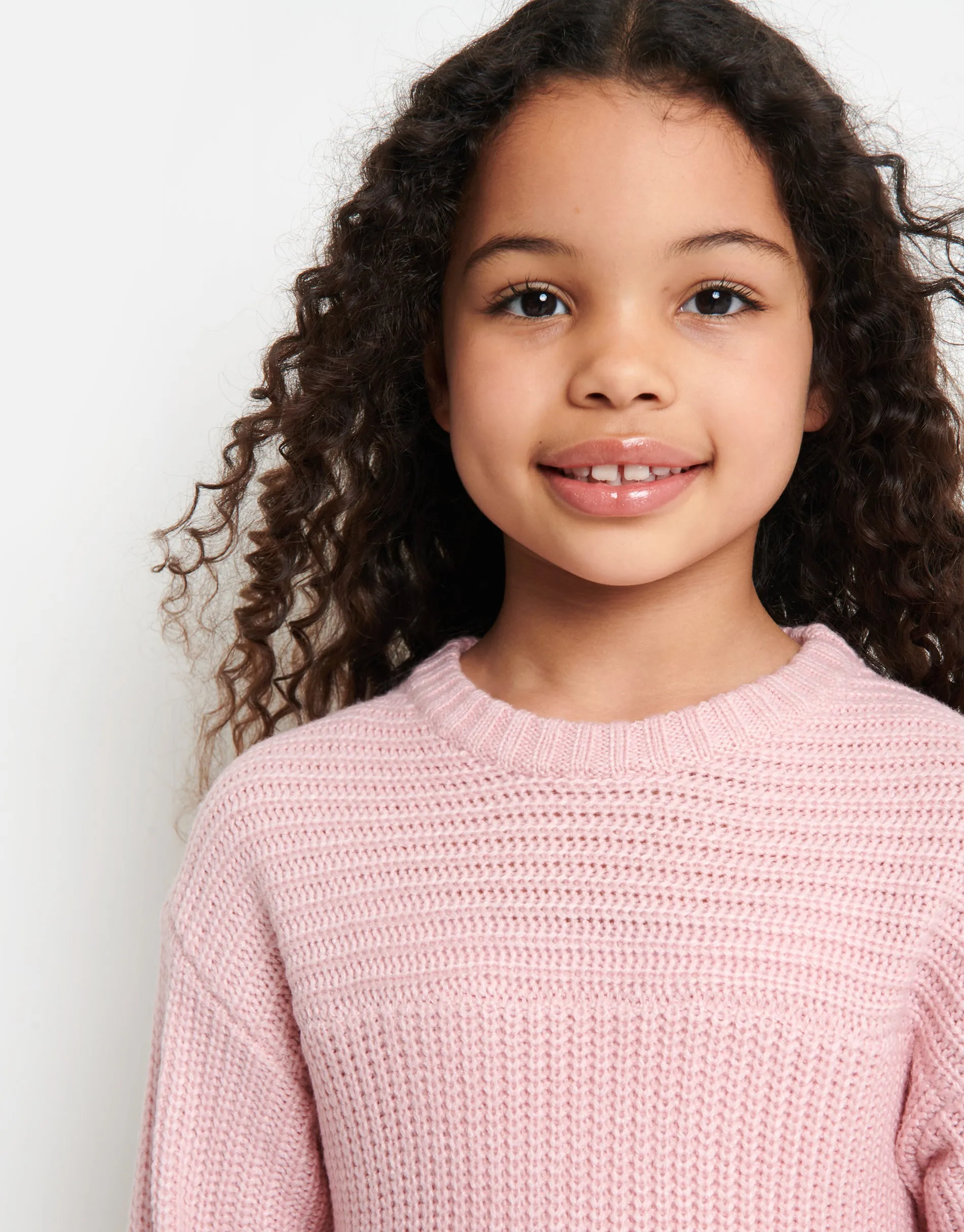 Girls' Pink Knitted Jumper Dress sold by Threadbare product image thumbnail 4