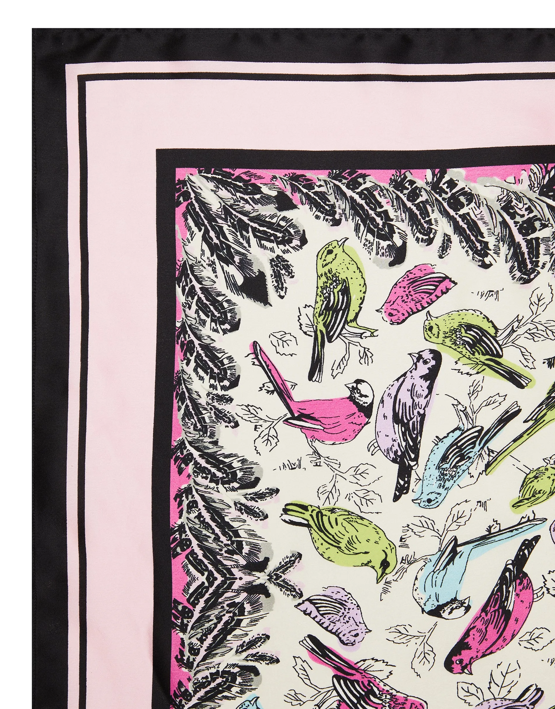 Women's Multi Bird Print Satin Scarves (2 Pack) sold by Threadbare product image thumbnail 5