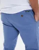 Men's Denim Blue Stretch Chino Trousers sold by Threadbare