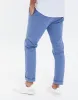 Men's Denim Blue Stretch Chino Trousers sold by Threadbare