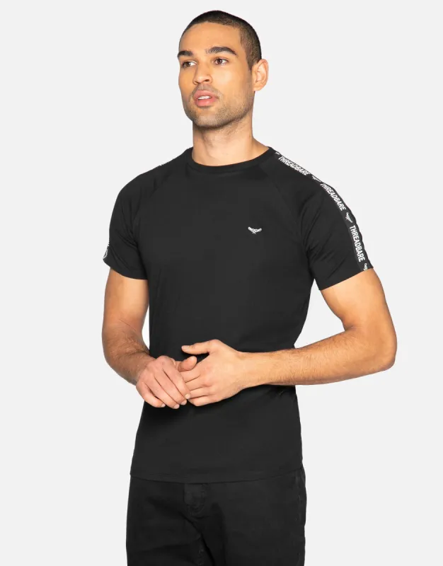 Men's Black Cotton T-Shirt sold by Threadbare