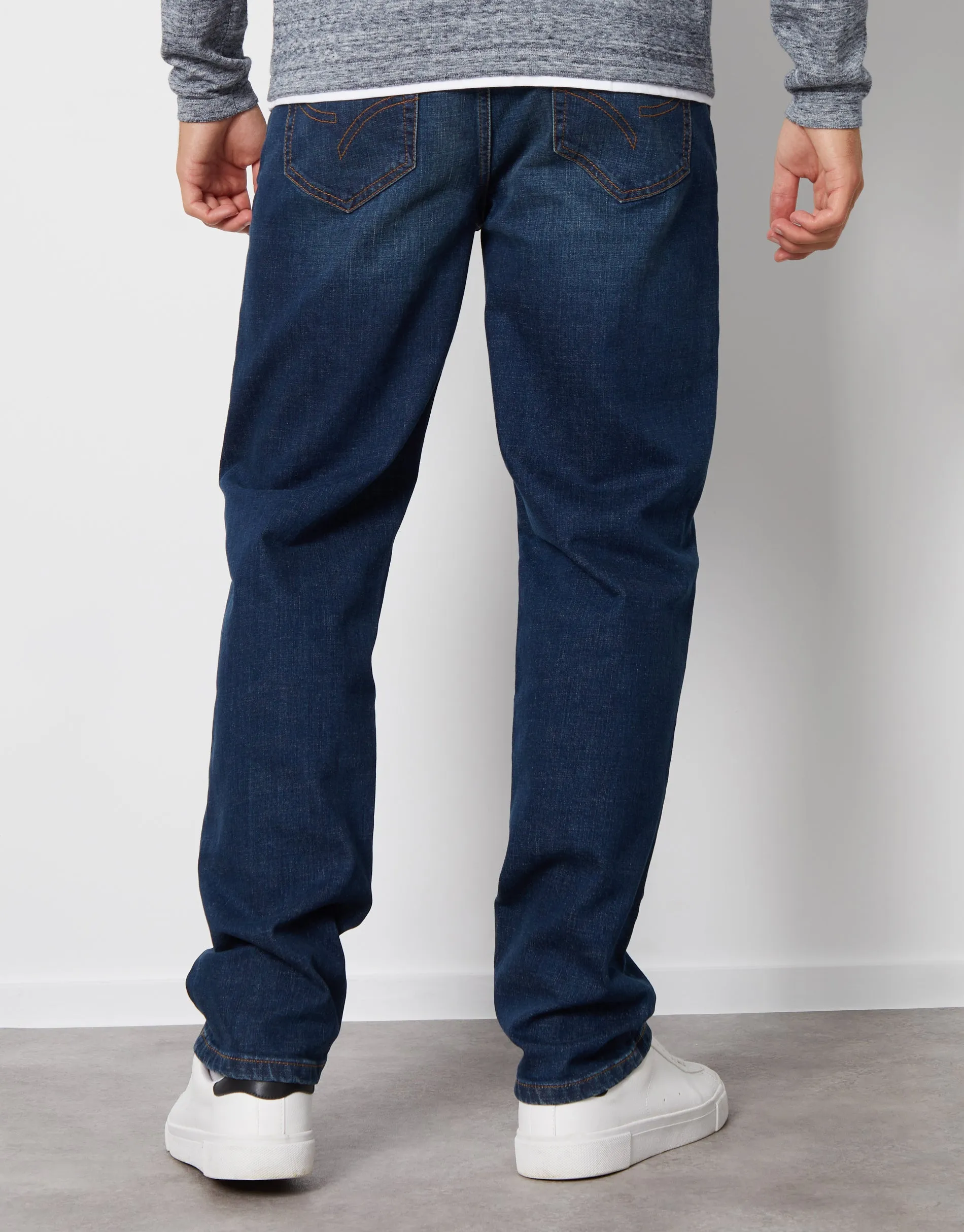 Vintage Wash Straight Leg Jeans sold by Threadbare product image thumbnail 2